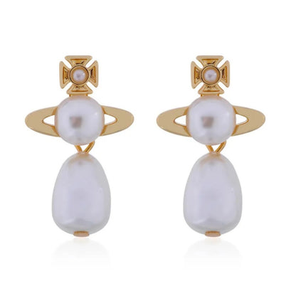 INASS Detachable Pearl Earrings