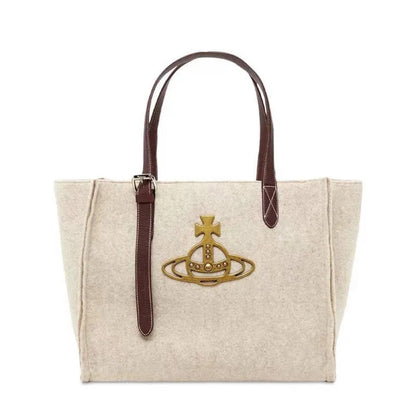 Felt Saturn Wool Tote