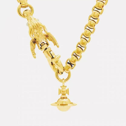 Dragon Saturn Necklace