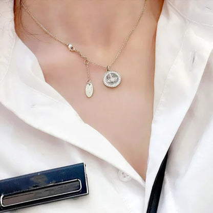 Coin Saturn Necklace