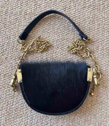 Yak Wool Chain Saturn Bag