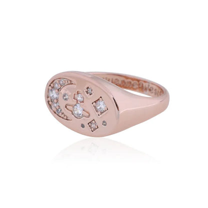 Celestial Orb Signet Ring