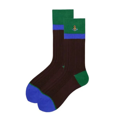 Tri-Tone Orb Logo Crew Socks