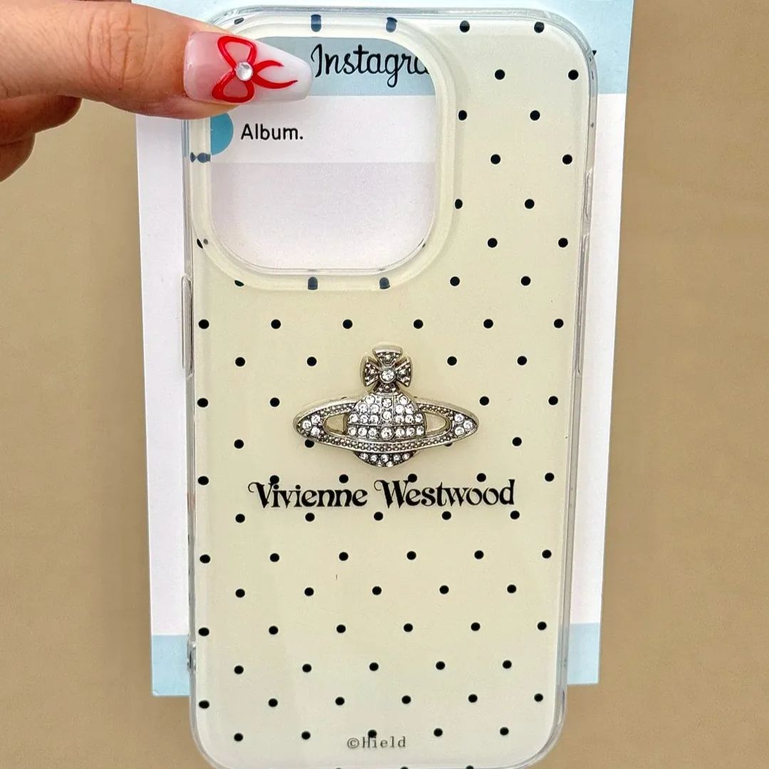 Polka Dot Crystal Orb Phone Case