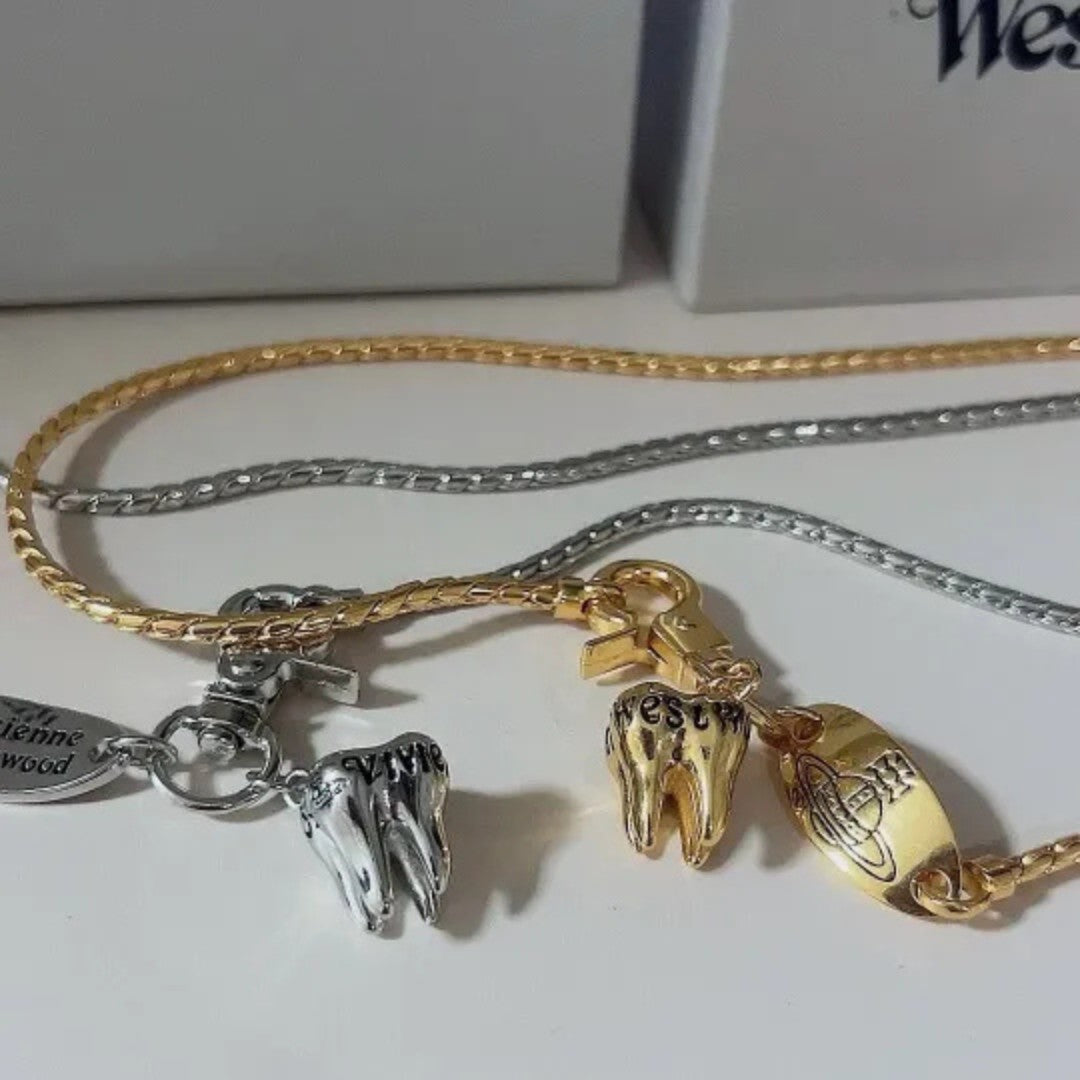 RIMA Tooth Saturn Necklace