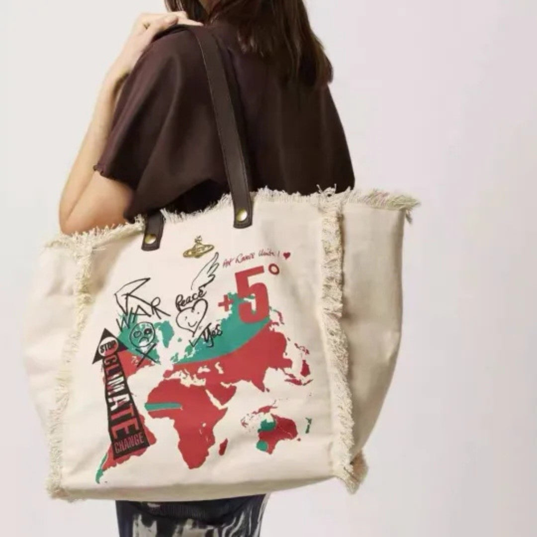 Atlas Climate Canvas Tote