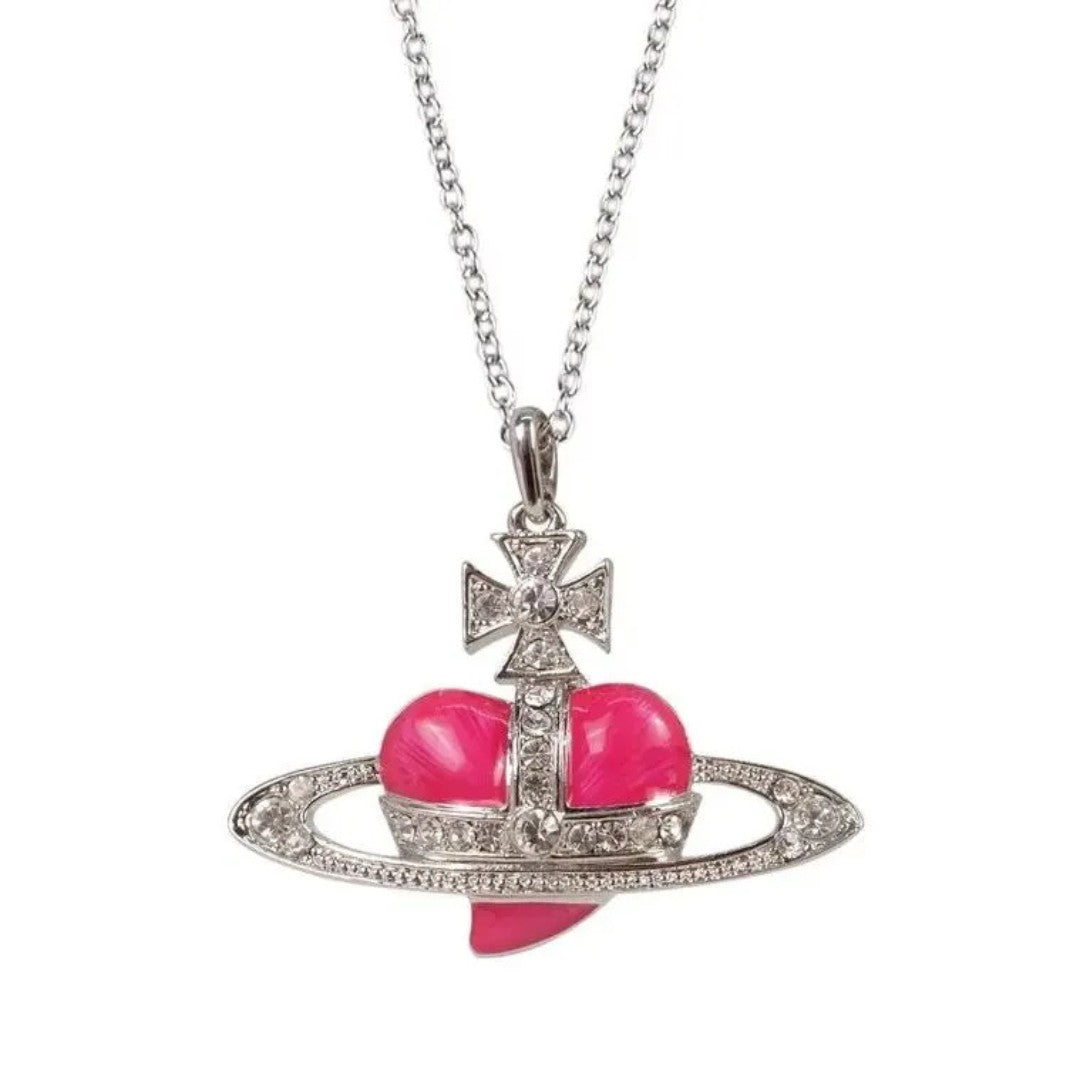 Celestial Heart Lacquer Necklace