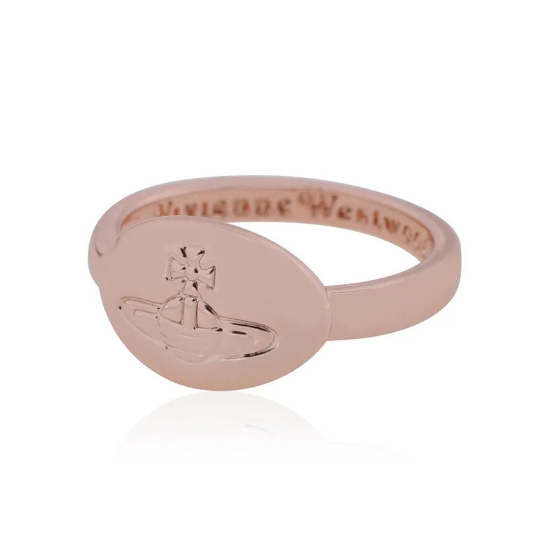 Orb Crest Signet Ring