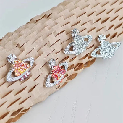 Wildflower Saturn Earrings