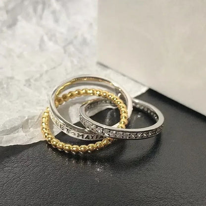 Interlinked Trio Band Ring