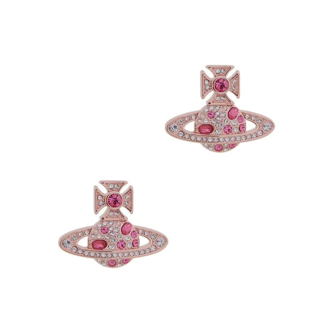 FRANCETTE Full Diamond Saturn Earrings