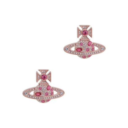 FRANCETTE Full Diamond Saturn Earrings