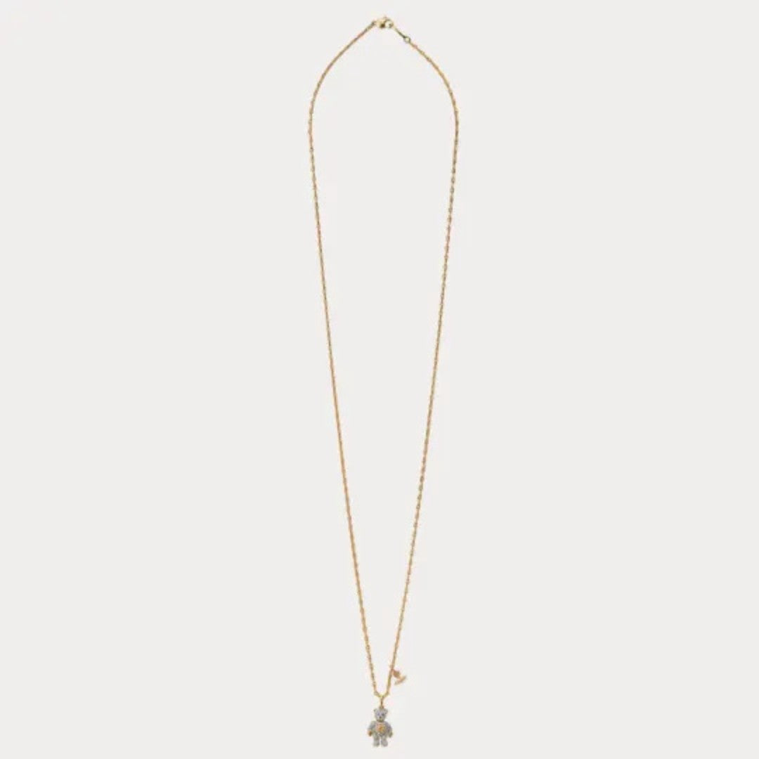 TEDDY Crystal Bear Pendant Necklace