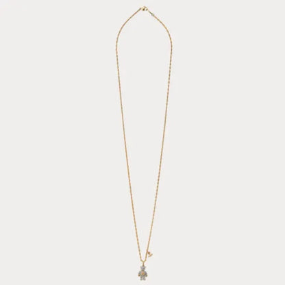 TEDDY Crystal Bear Pendant Necklace