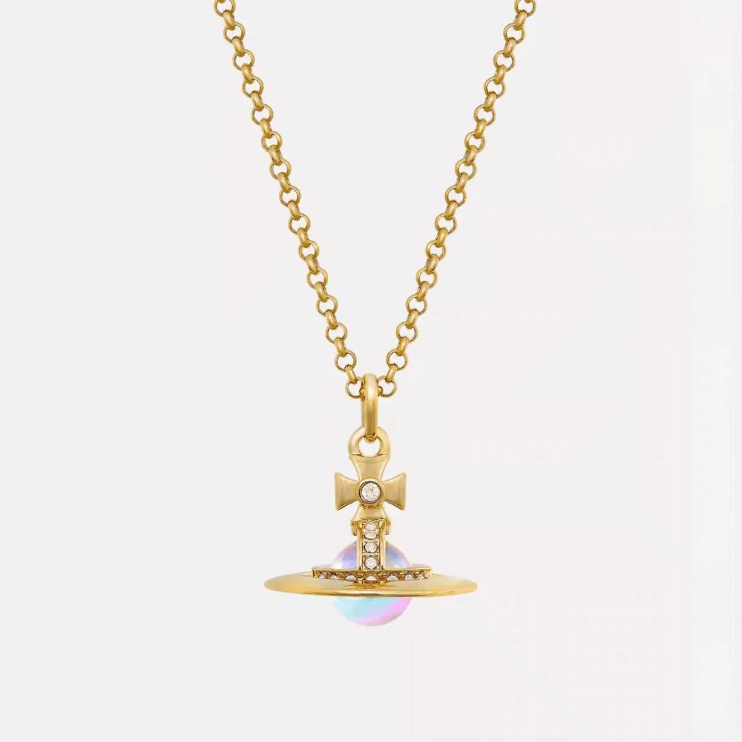 NEW 20MM 10MM 6MM Tiny Orb Pendant Necklace