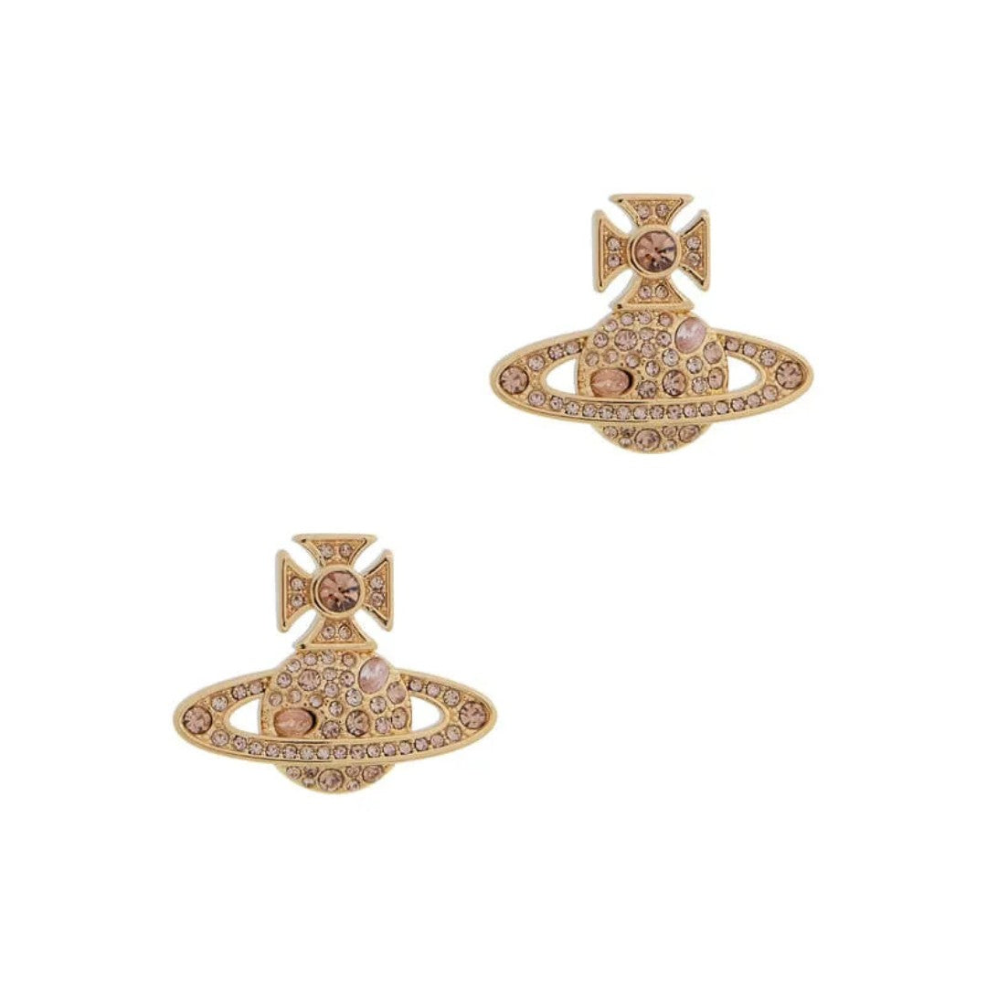 FRANCETTE Full Diamond Saturn Earrings
