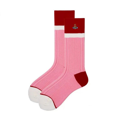 Tri-Tone Orb Logo Crew Socks