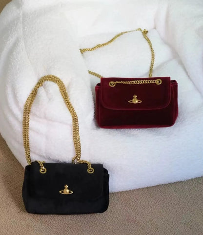Velvet Crossbody Saturn Bag