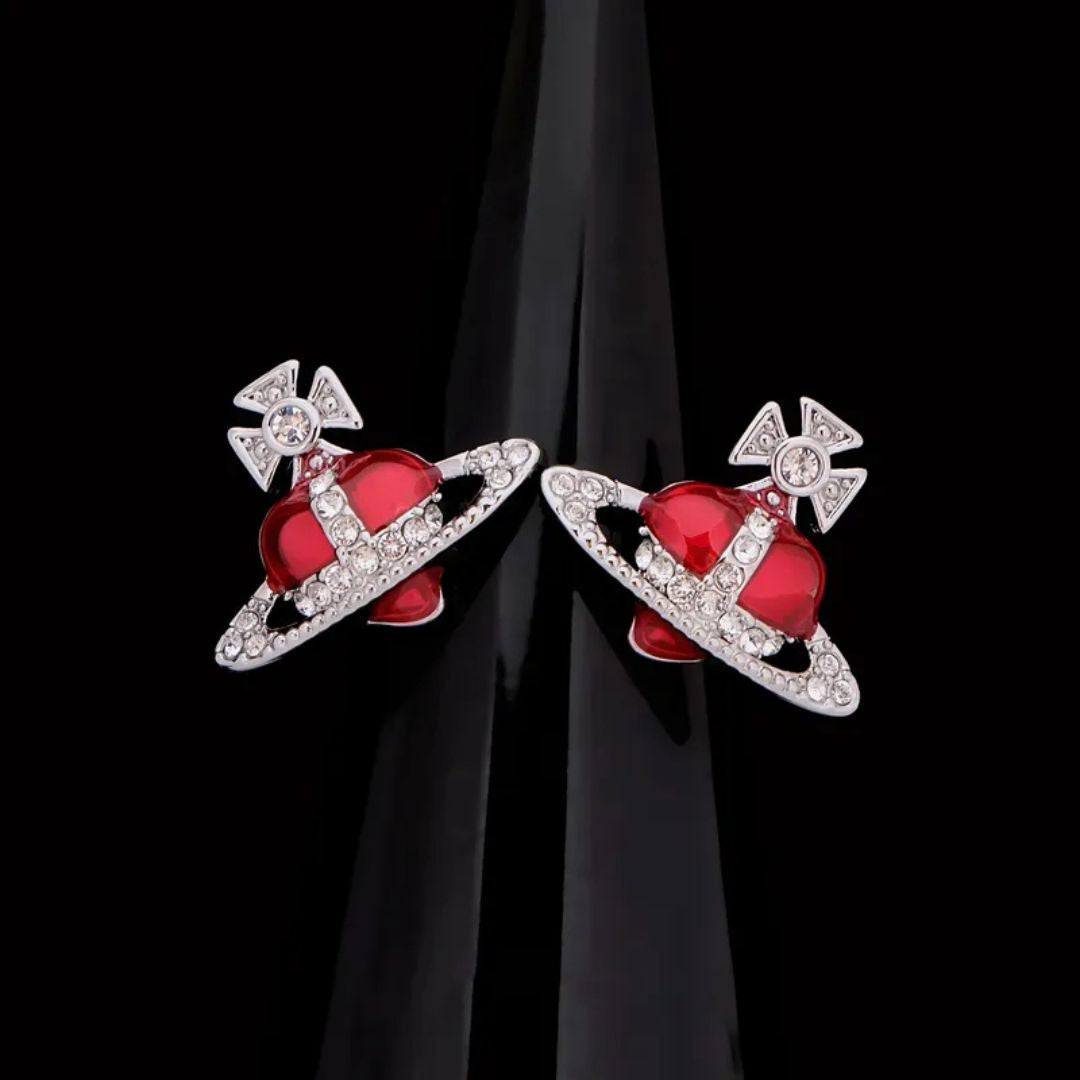 Heart Orb Split Ring