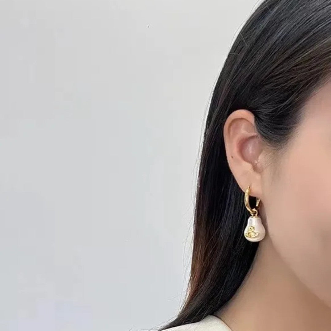 NORMA Gourd Pearl Earrings