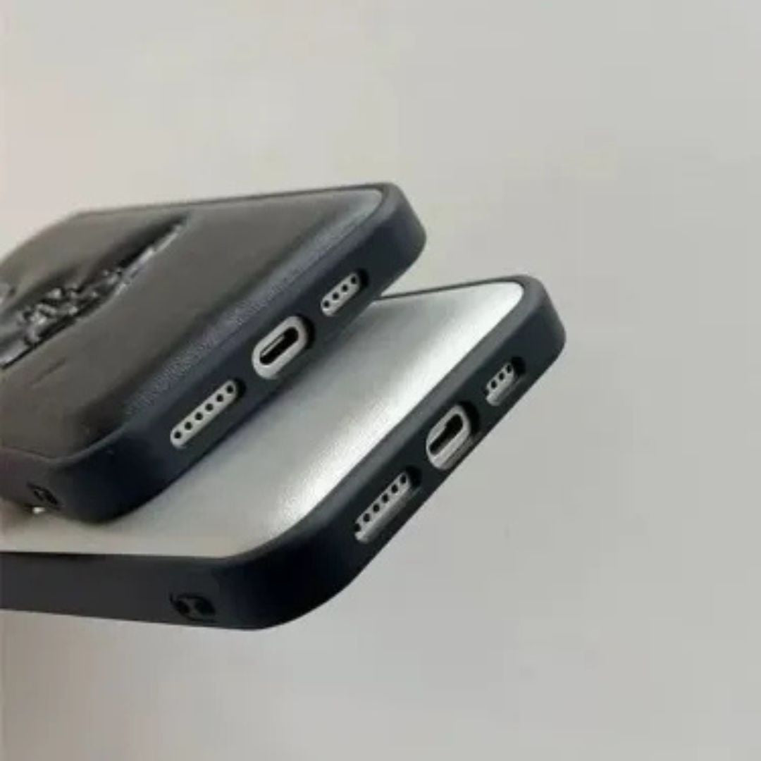 Embossed Leather Texture Phone Case