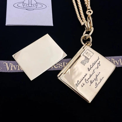 Valentine's Envelope Pendant Necklace
