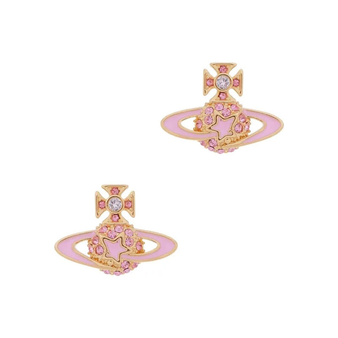 DARLENE Pentagram Saturn Earrings