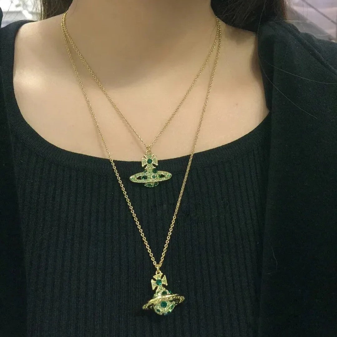 FRANCETTE Diamond ORB Necklace