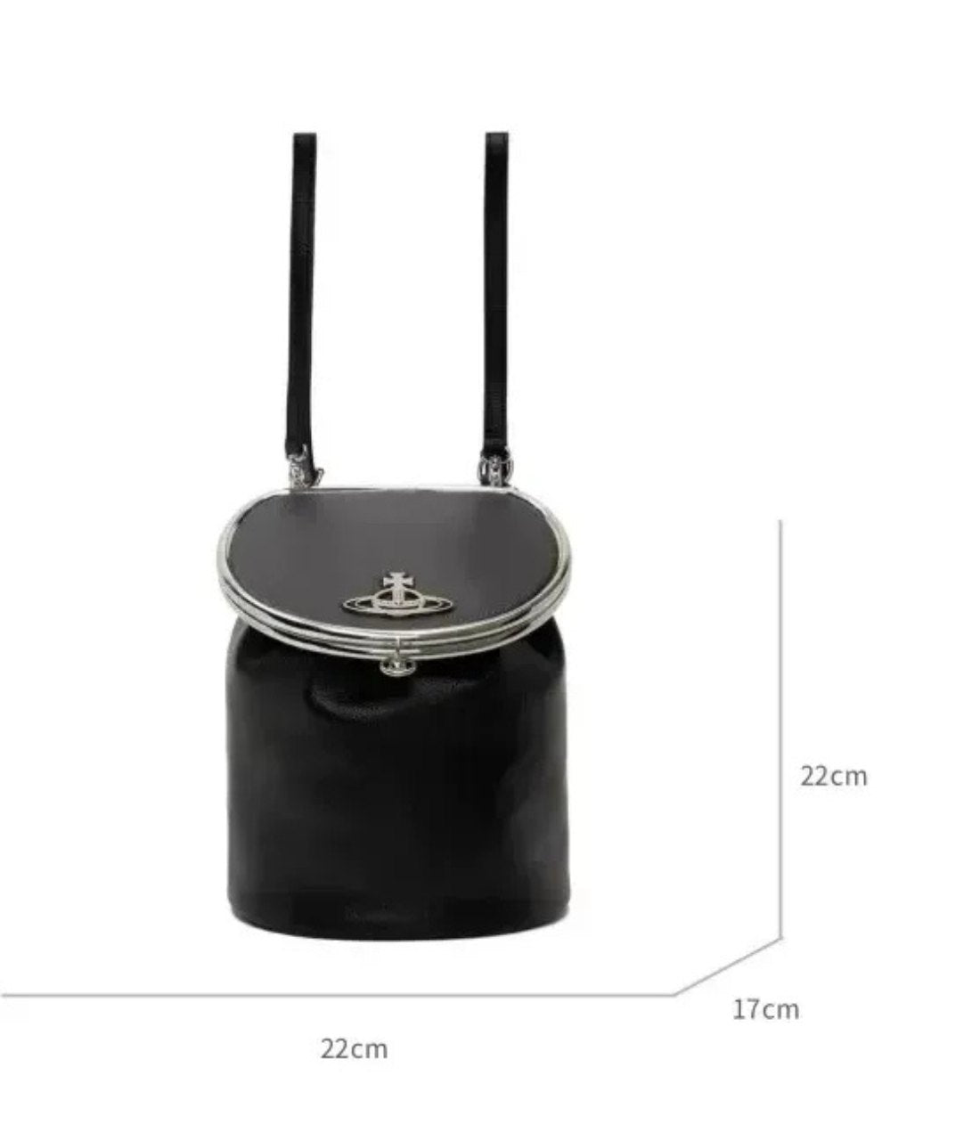 Cylinder Leather Shoulder Bag