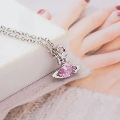 ALLIE Oval Zirconia Necklace