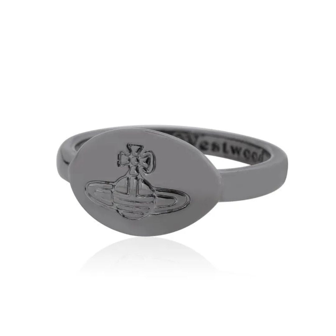 Orb Crest Signet Ring