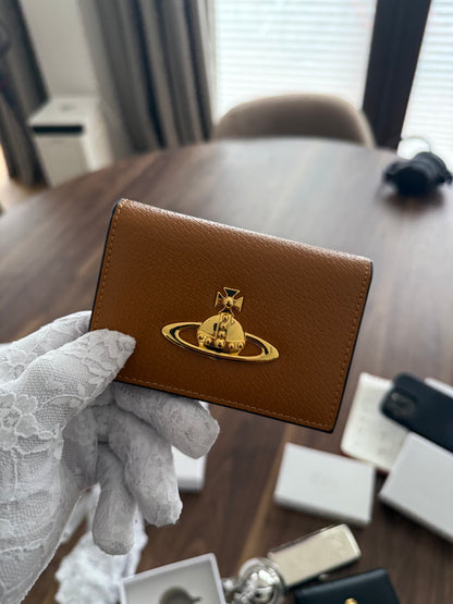 Brown leather wallet