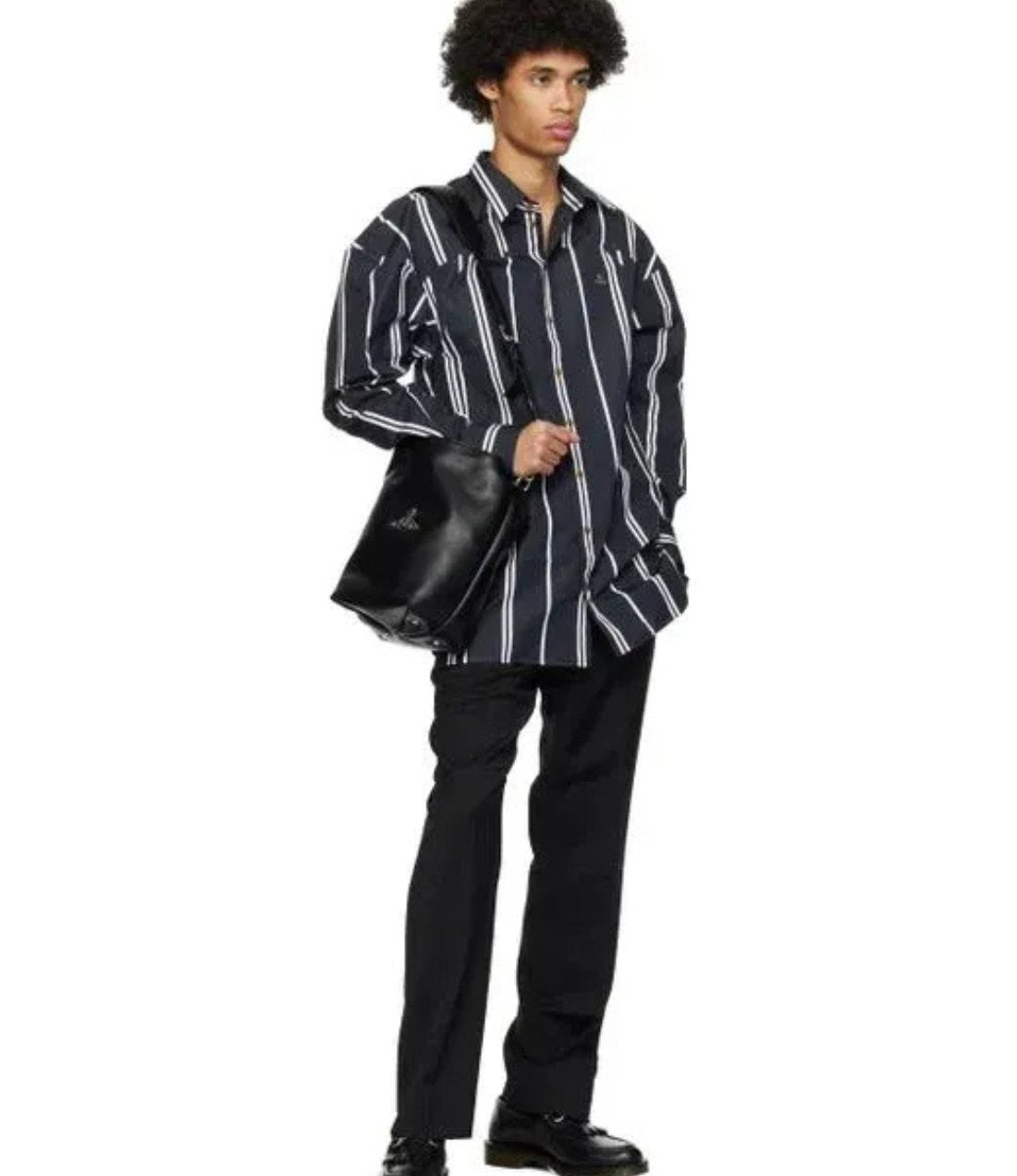 Minimalist Leather Shoulder Bucket Bag