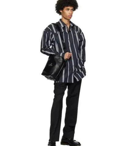 Minimalist Leather Shoulder Bucket Bag