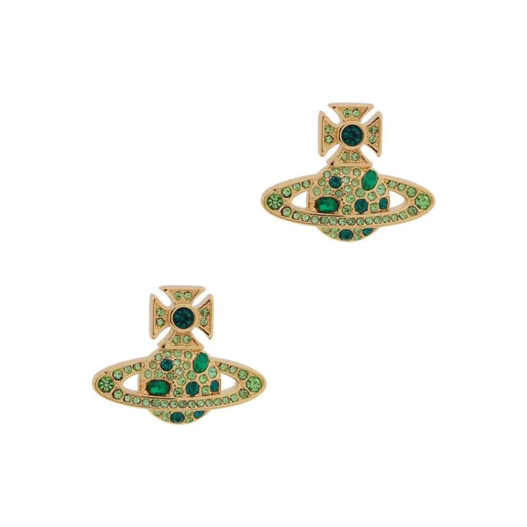 FRANCETTE Full Diamond Saturn Earrings