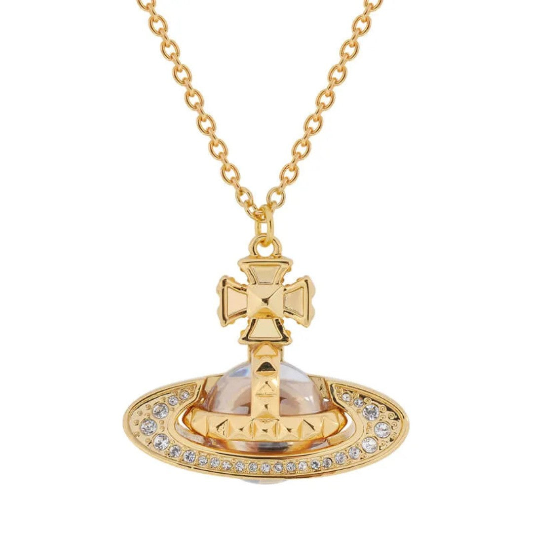 PINA Riveted Orb Necklace