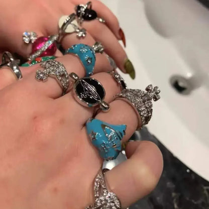 Celestial Heart Orb Ring