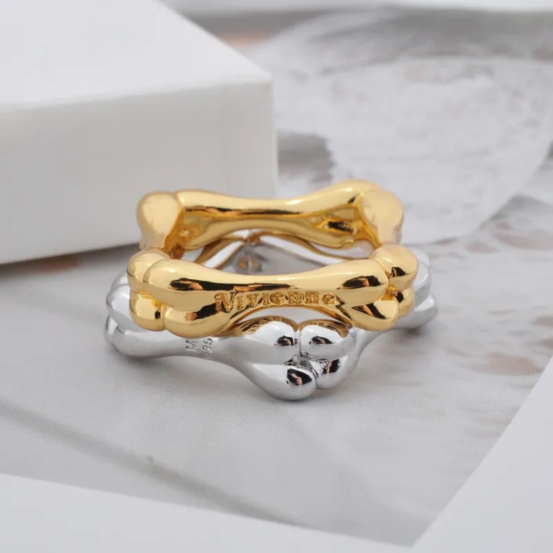 Bone-Link Sculpted Ring