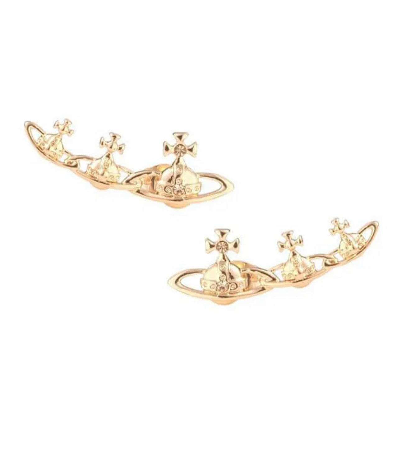 Three Saturn Earrings