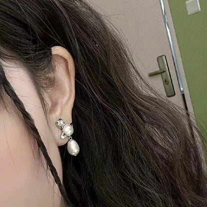 INASS Detachable Pearl Earrings