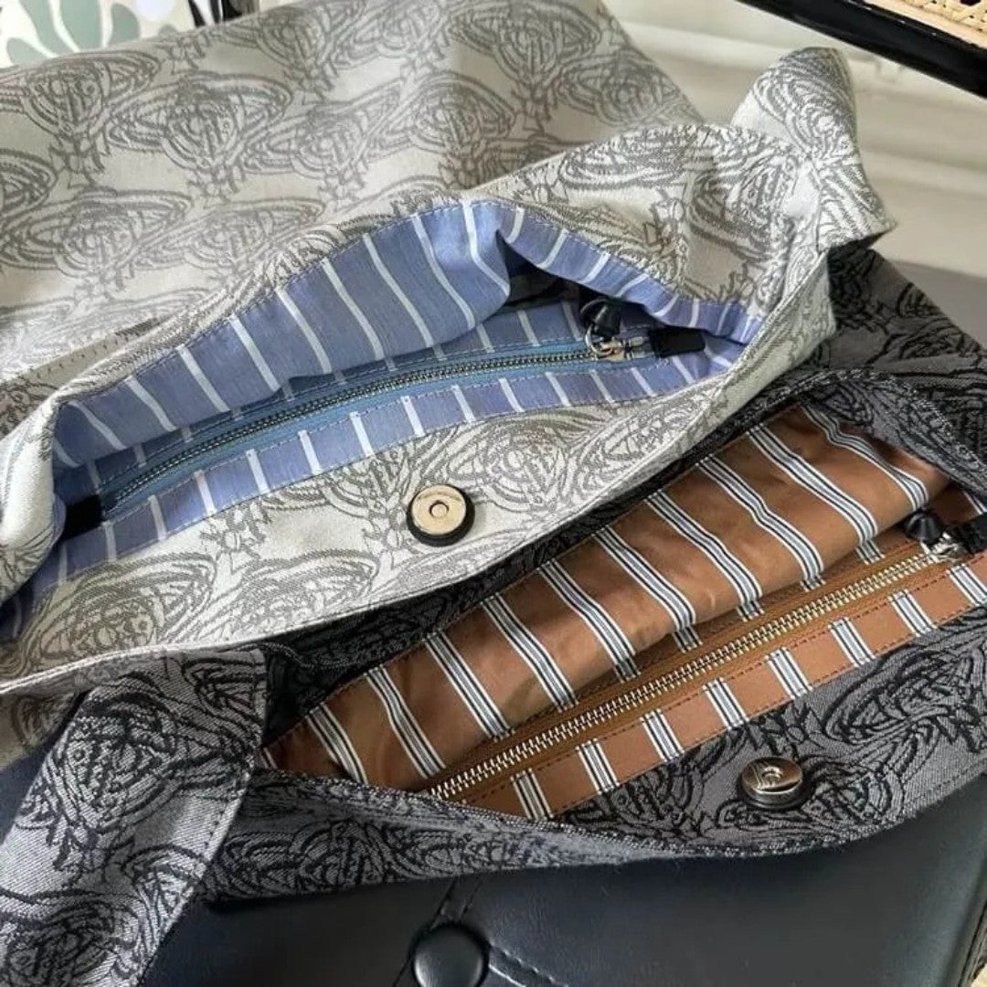 Allover Monogram Slouchy Hobo Bag