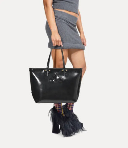 Classic Leather Saturn Tote Bag