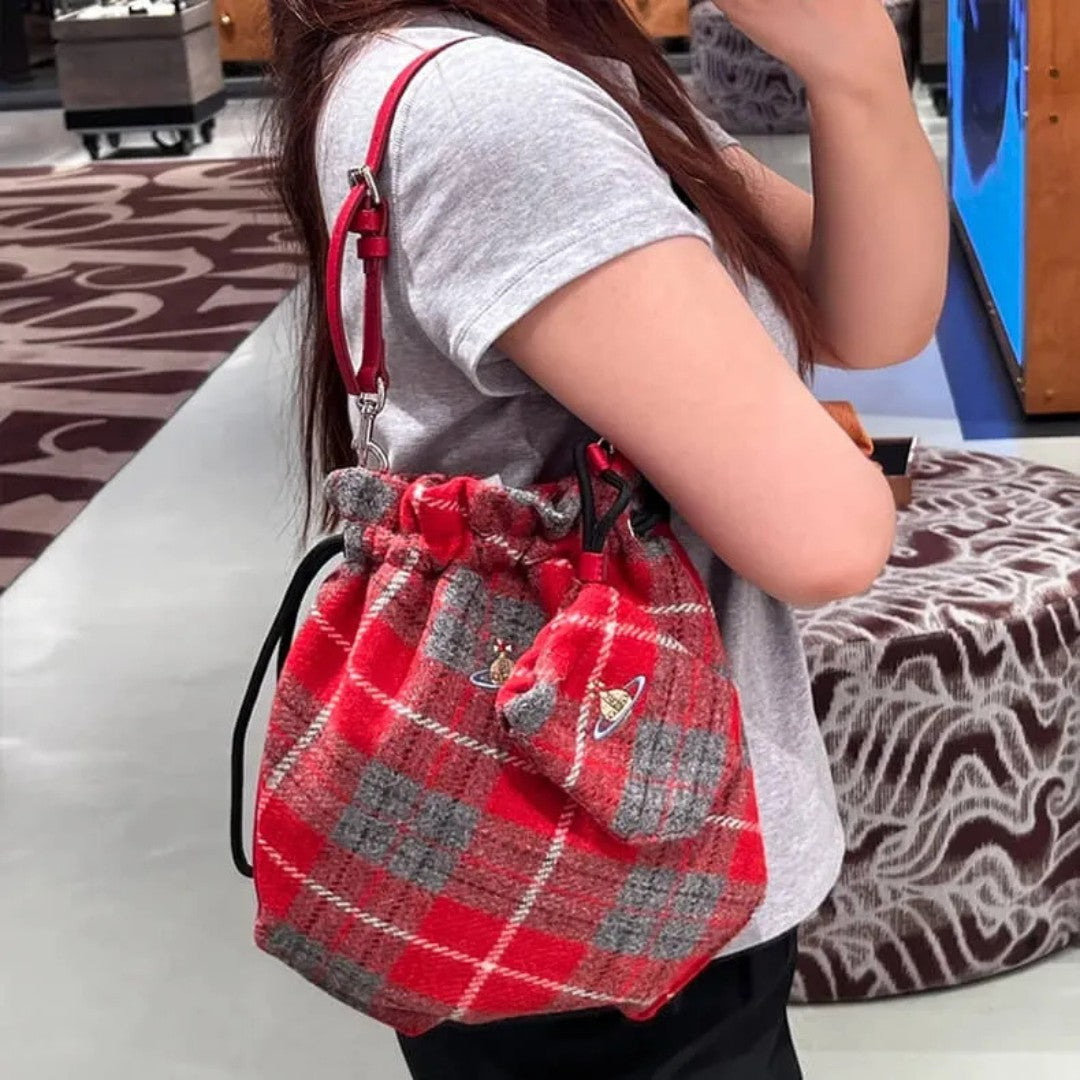 Plaid Saturn Bag in Five Styles