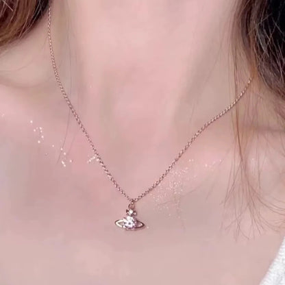 REINA Petite Zircon Orb Necklace