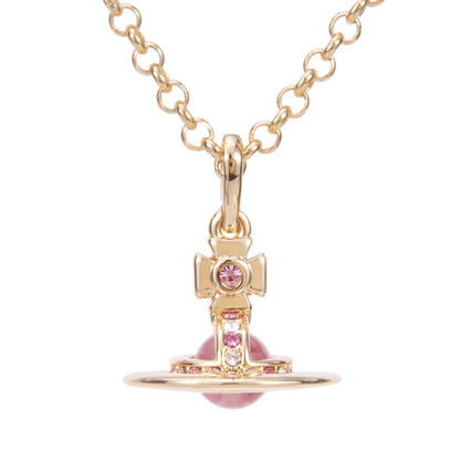 6MM ORB Classic Saturn Pendant Necklace (with box)