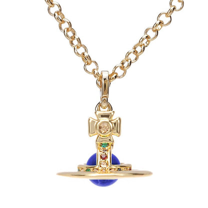 6MM ORB Classic Saturn Pendant Necklace (with box)