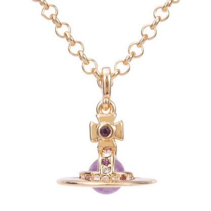 6MM ORB Classic Saturn Pendant Necklace (with box)