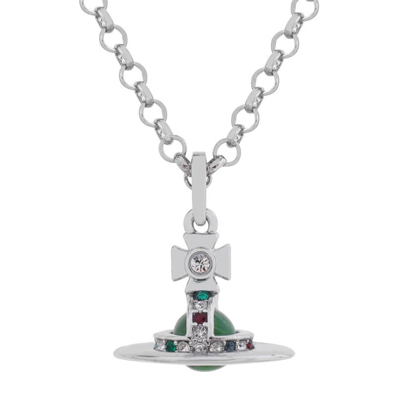 6MM ORB Classic Saturn Pendant Necklace (with box)