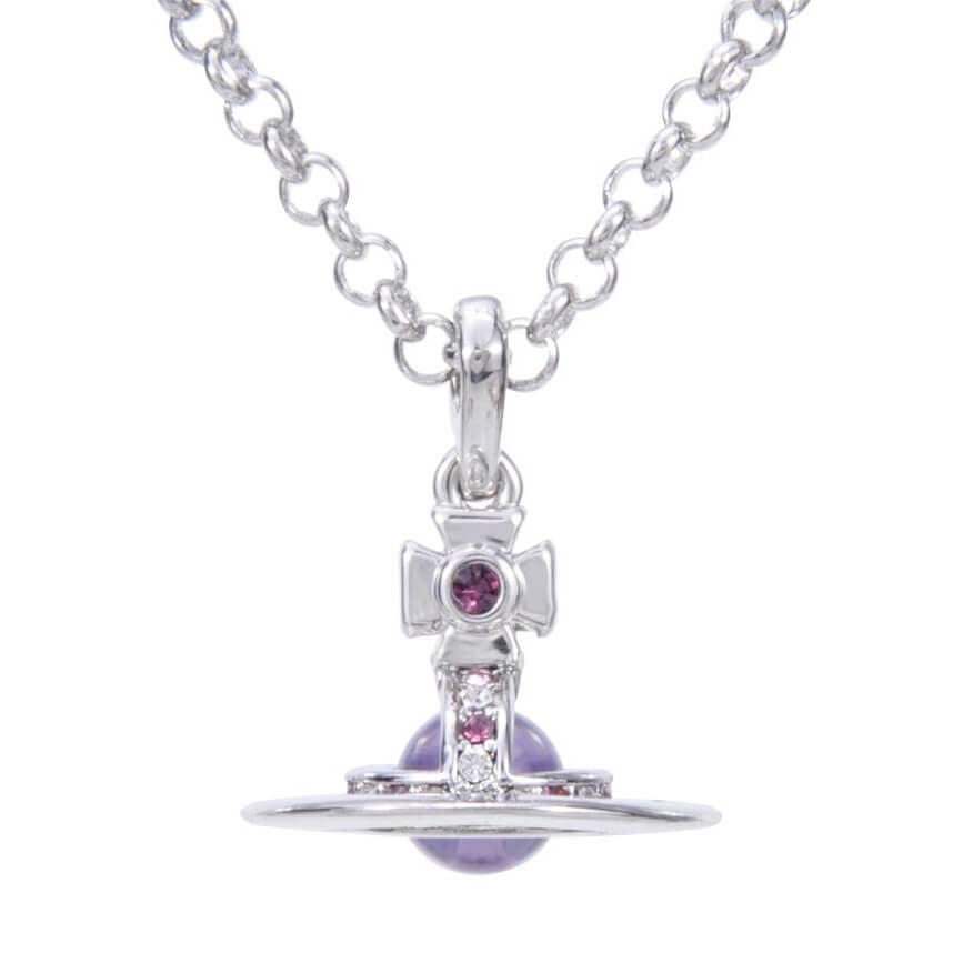 6MM ORB Classic Saturn Pendant Necklace (with box)