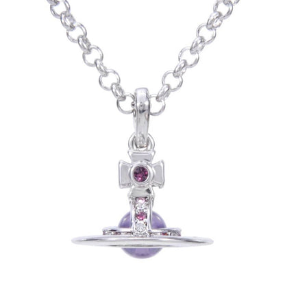 6MM ORB Classic Saturn Pendant Necklace (with box)